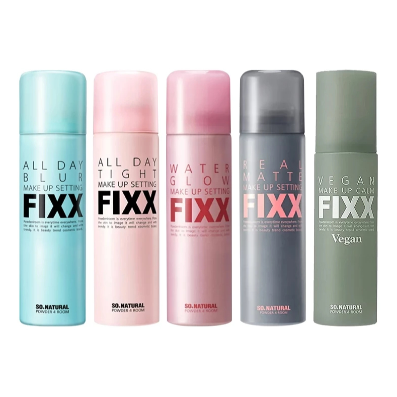 SO NATURAL FIXX Make Up Setting Microfine Mist 120ml หรือ 75ml / 5 ประเภท (SO NATURAL)