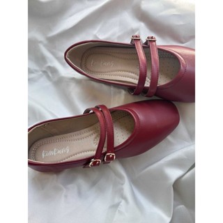 พร้อมส่ง รองเท้าคัชชู แมรี่เจน KK1177 Mary Jane 2 strap KIMK…