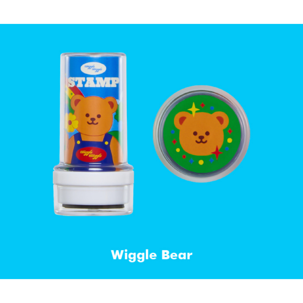 [Wiggle Wiggle] DECO STAMP- Wiggle Bear