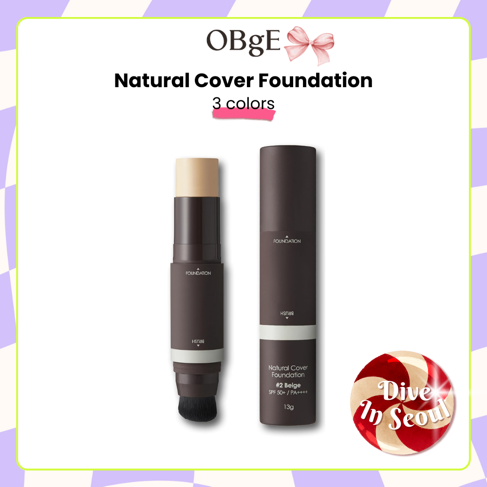 [OBgE] Natural Cover Foundation Stick – 3 สี / 13g