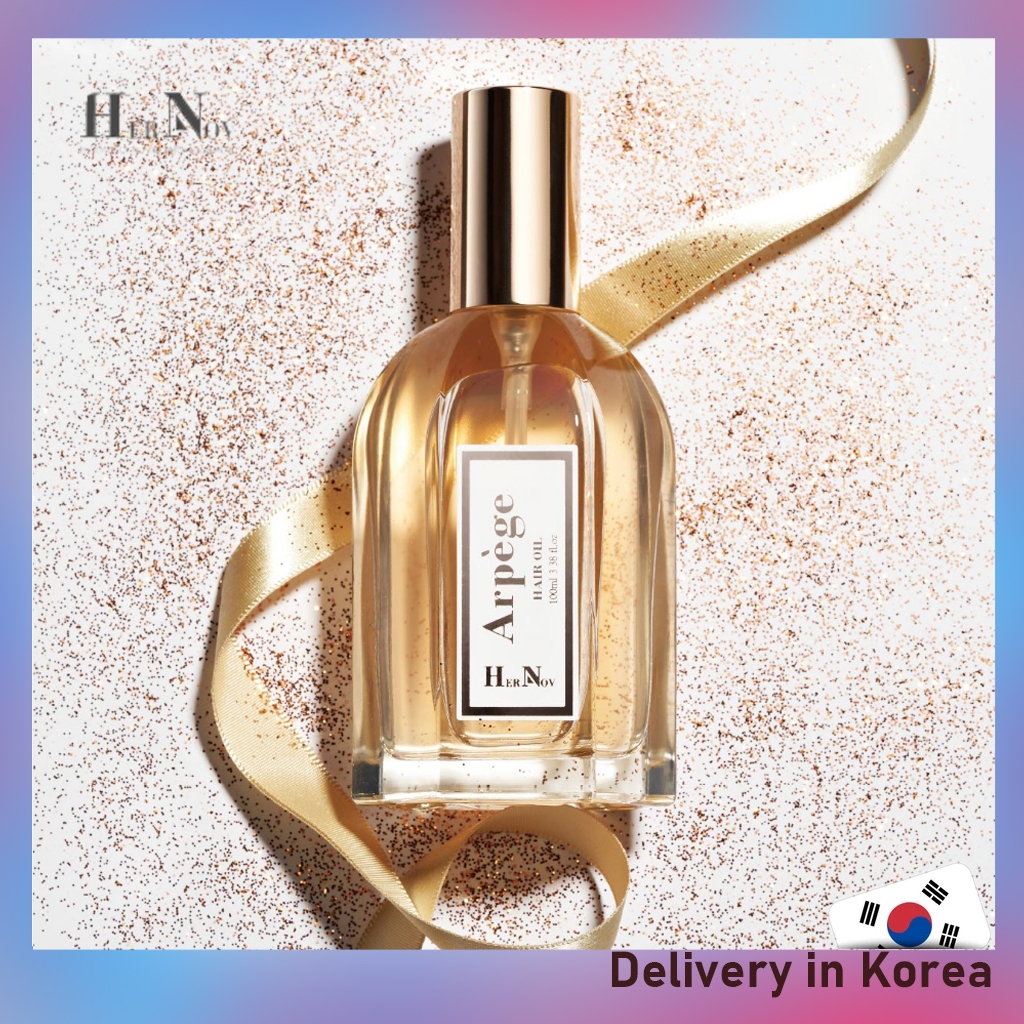 [ HERNOV ] Perfume Oil Essence Arpege Hair Oil 100ml/30ml (Rich Nutrition & Moisturizing / Soft & Shinny Hair / Absorption)