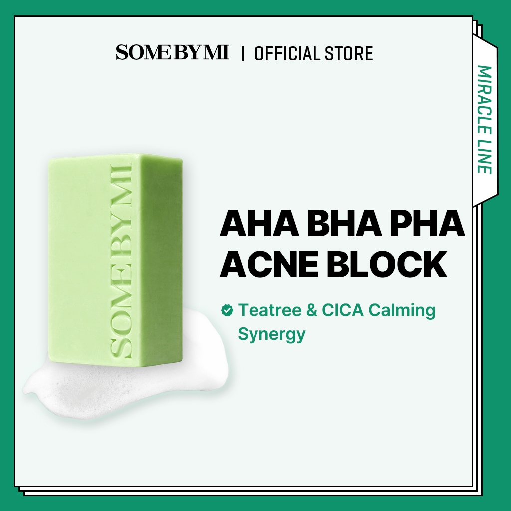 SOME BY MI AHA.BHA.PHA 30 Days Miracle Cleansing Bar [106g], สบู่ทำความสะอาดที่ช่วยปลอบประโลมผิว