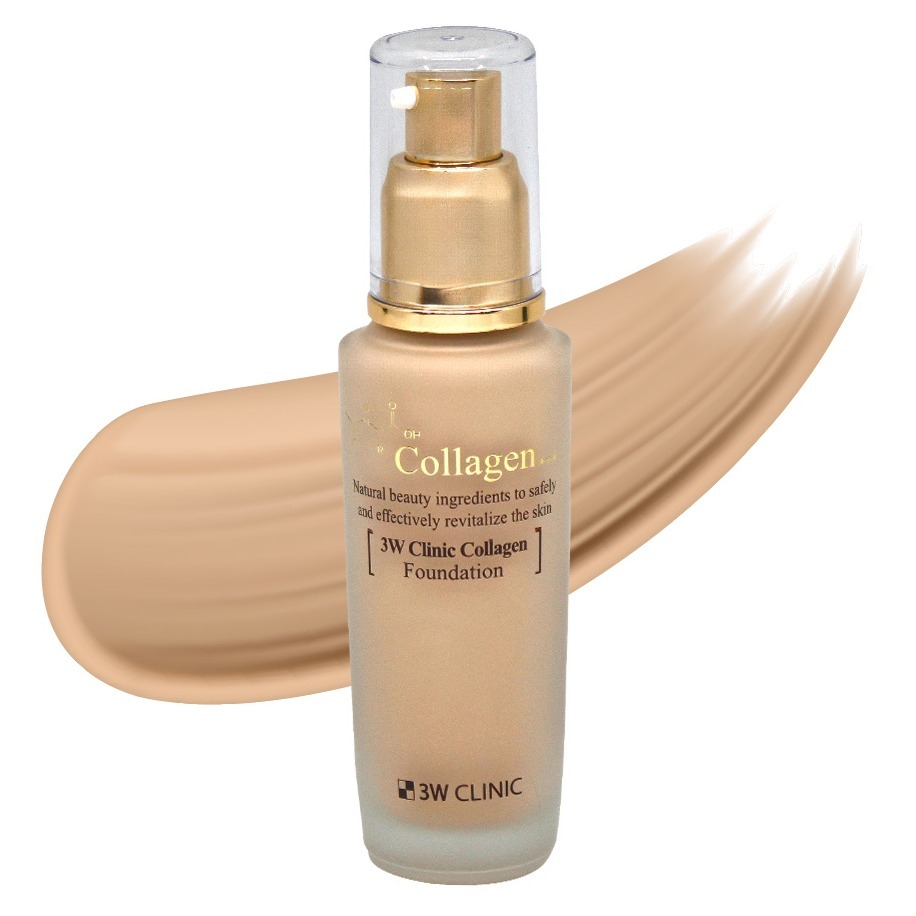 3W CLINIC Collagen Foundation – 50ml (No.23 Natural Beige)