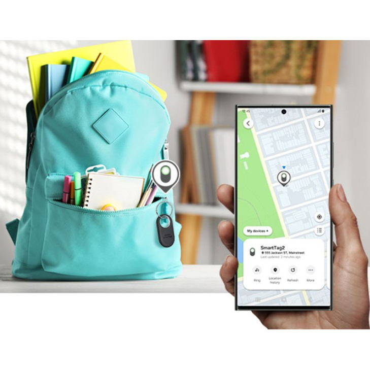 Samsung Smart Tag 2 EI T5600 Bluetooth UWB IP67 กันน้ํากันฝุ่น ดํา ขาว