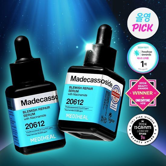 MEDIHEAL [Medicheal] Madecassoside Blemish Repair Serum Double (40ml + 40ml) [Olive Young]