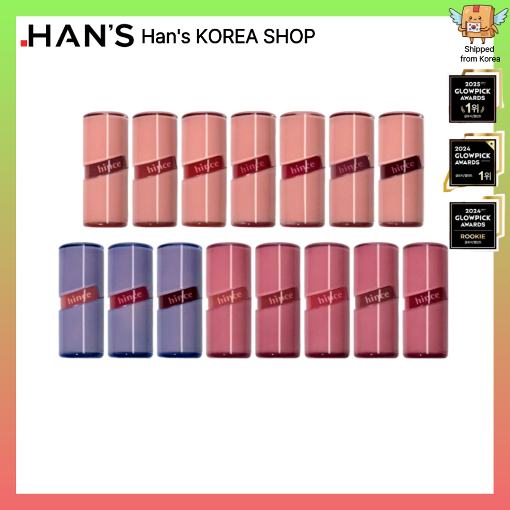 [HINCE] Raw Glow Gel Tint [4ml] ลิปกลอสวีแกน (17 สี)