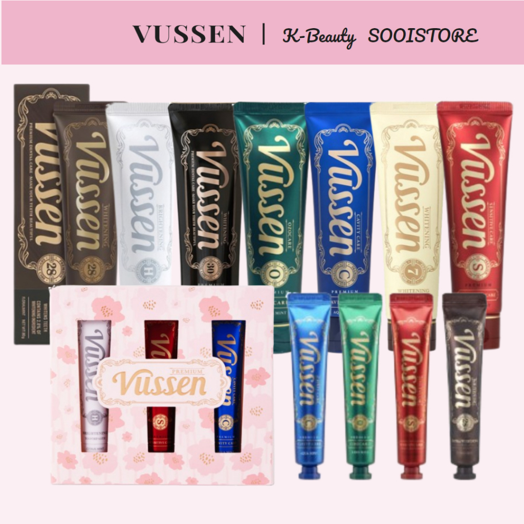 [VISEN] OSSEM Vussen Premium Whitening Toothpaste 40g |  80ก | 120ก