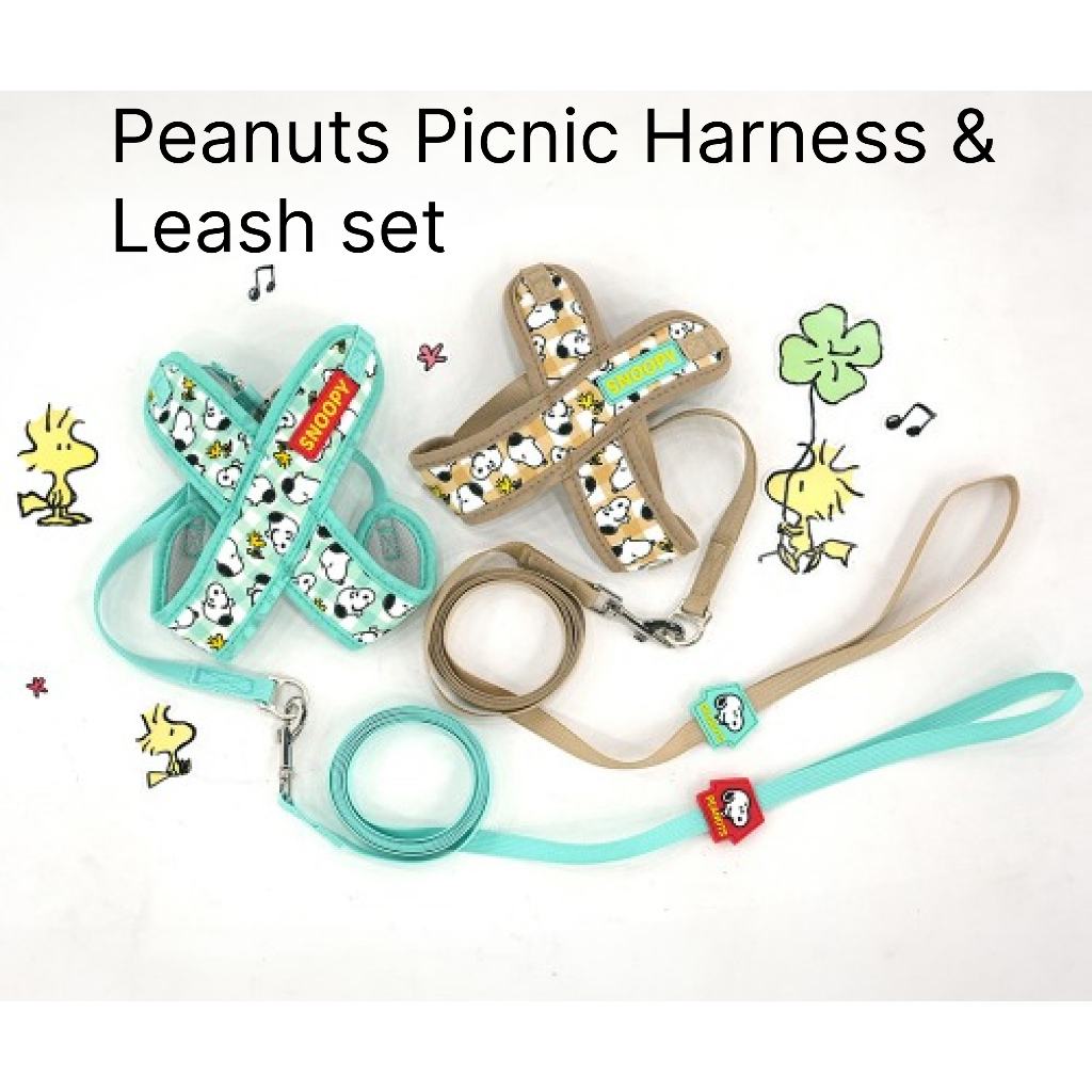 [Penuts Picnic X HARNESS & LEASH SET