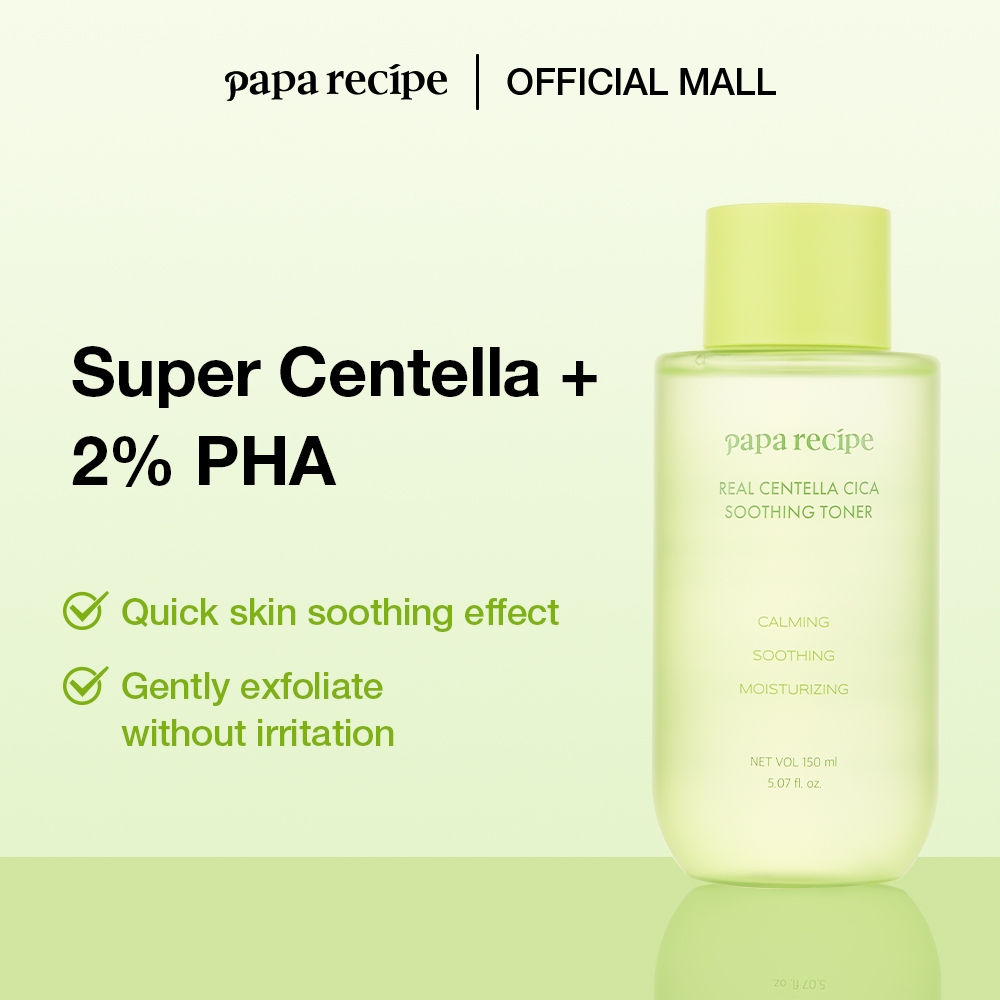 papa recipe Real Centella Cica Soothing Toner (150ml)