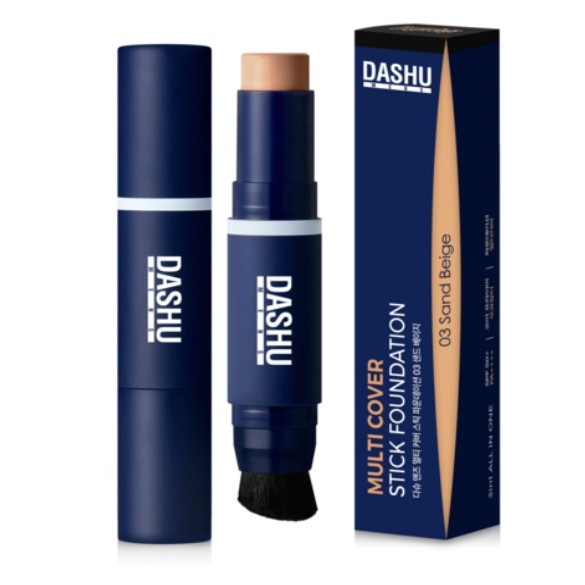 Dashu Mens Multi Cover Stick Foundation 03 Sand Beige 12g