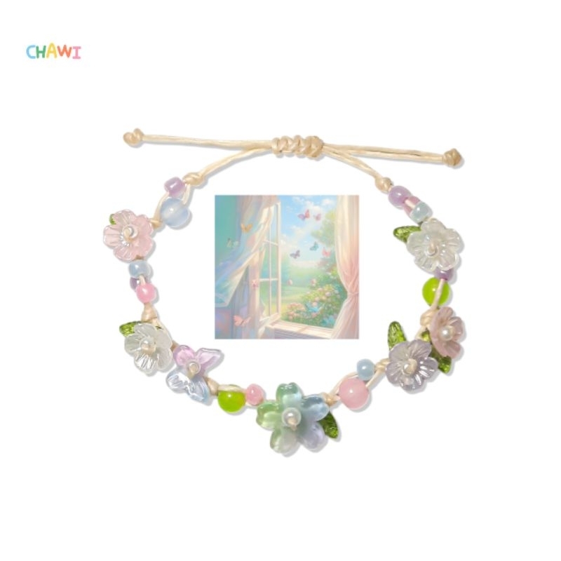 กำไลเชือกเทียนดอกไม้ - รูปที่ 2