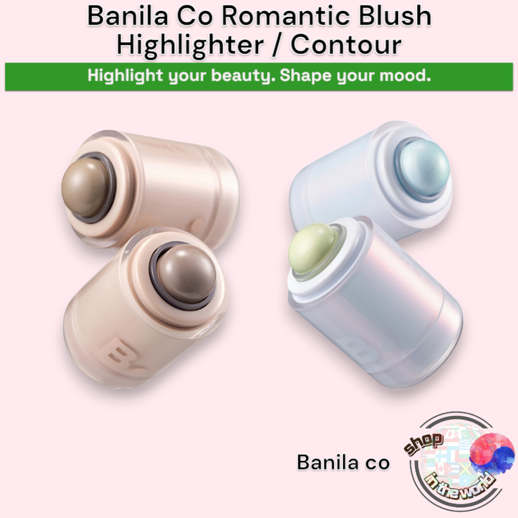 BANILA CO บานิลา โค โรแมนติก บลัช ไฮไลท์เตอร์ / คอนทัวร์ 3.7ก