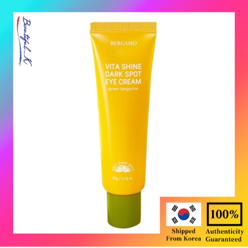 [bergamo] ครีมบํารุงรอบดวงตาส้มเขียวหวานเขียว vita shine dark spot 50g _Beautiful_K