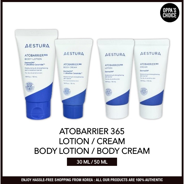 [AESTURA] AtoBarrier 365 Cream / AtoBarrier 365 Lotion / AtoBarrier 365 Body Cream 30ml / AtoBarrier 365 Body Lotion 50mL