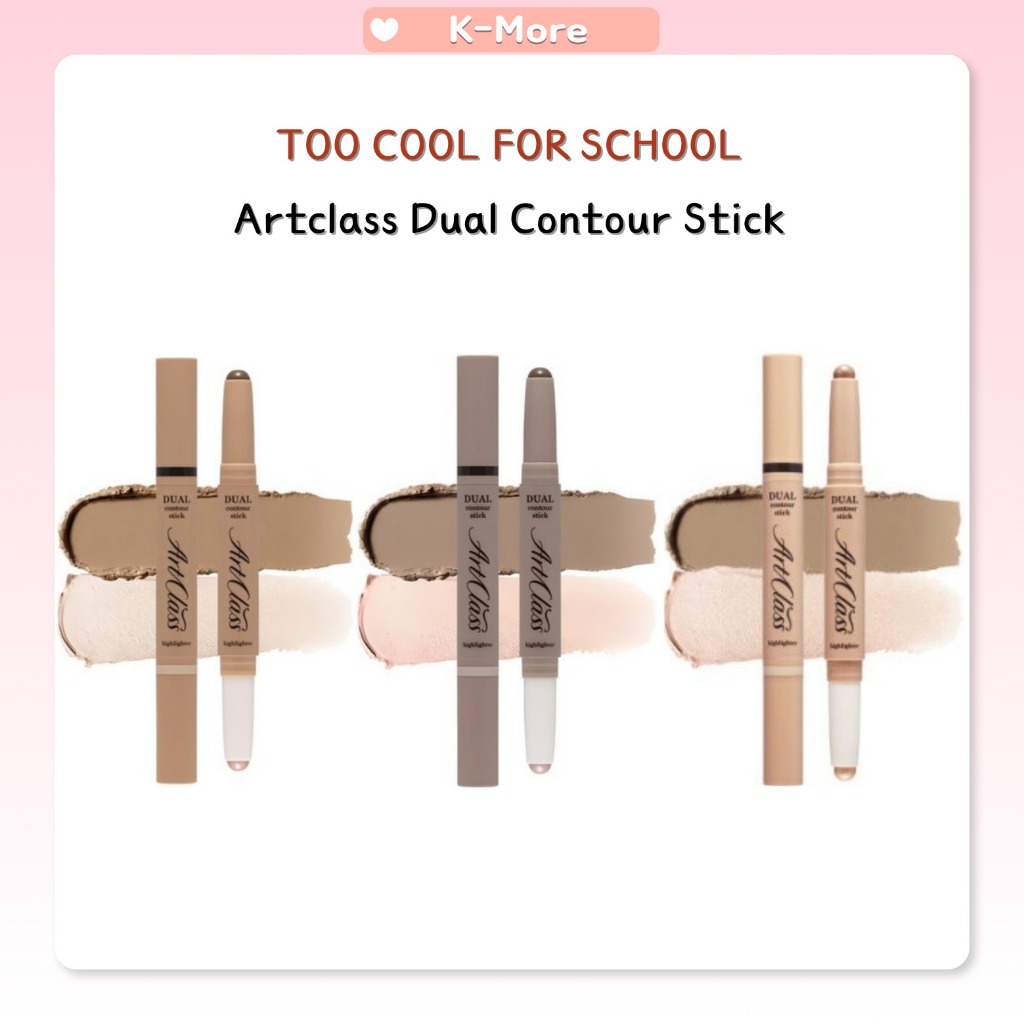 [TOO COOL FOR SCHOOL] Artclass Dual Contour Stick – 01 Warm Duo / 02 Cool Duo / 03 Neutral Duo