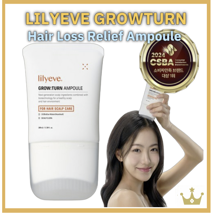 [LILYEVE Growturn] Womens Hair Loss Relief Exosome Ampoule, 100ml, 1ea