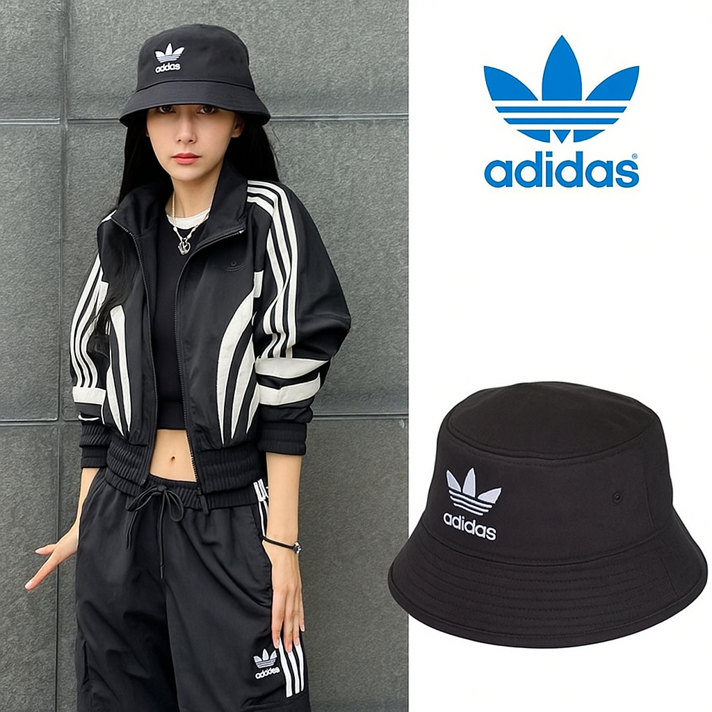 [Adidas] Adicolor Trefoil Bucket Hat - AJ8995 | จัดส่งฟรีจากกรุงเทพ