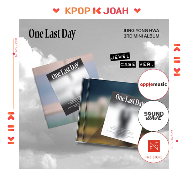 [POB] (JEWEL Case Ver.) JUNG YONGHWA (CNBLUE) [One Last Day] 3rd Mini Album (4th Jul.2025)