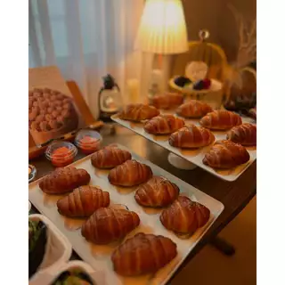 ถาดขนมปังเกลือขาว Silblanc 8 หลุม (ภาชนะอุ่น) [400*330*32] 실블랑 시오빵팬 8구