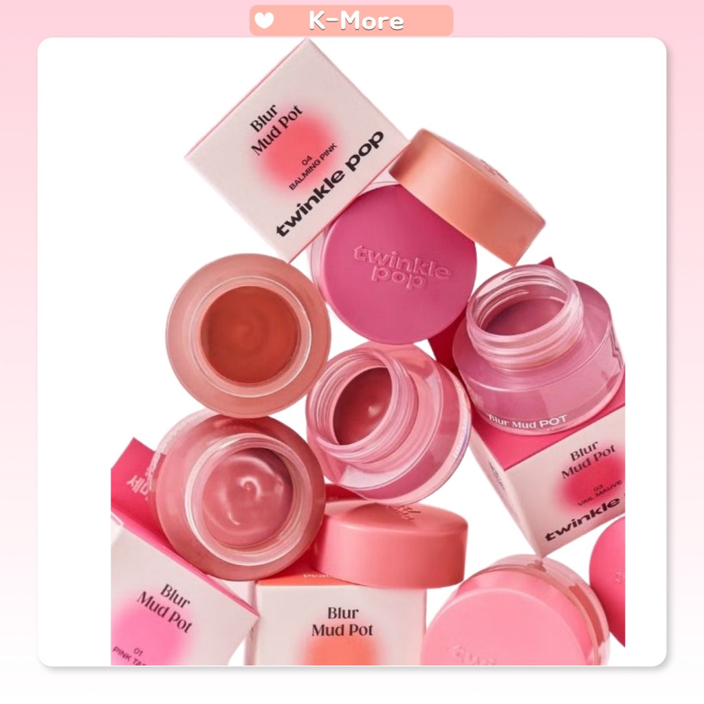 [DAISO] Twinklepop by CLIO Blur Mud Pot (Lip & Cheek) 4 สี / ของแท้ 100% / ส่งจากเกาหลี