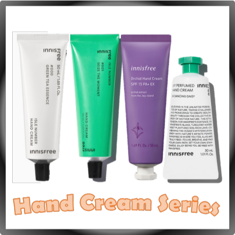 Innisfree Hand Cream Bundle ( Jeju Orchid, My Perfumed, Isle Number )