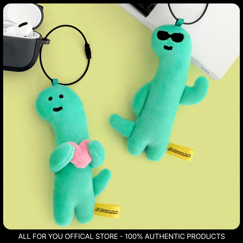 [JOGUMAN STUDIO] พวงกุญแจตุ๊กตา Joguman Heart & Glasses