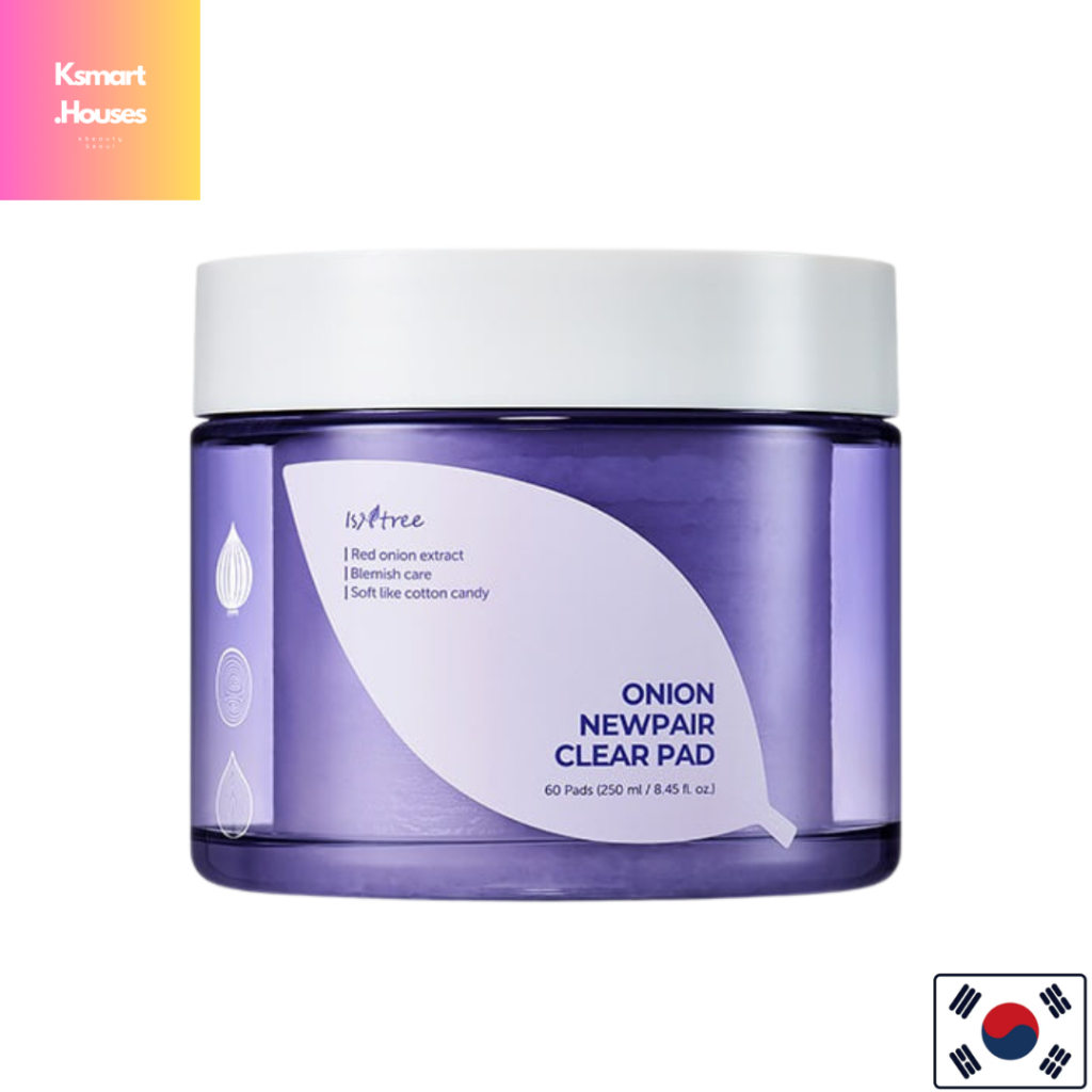 ISNTREE Onion Clear Pad 60 แผ่น