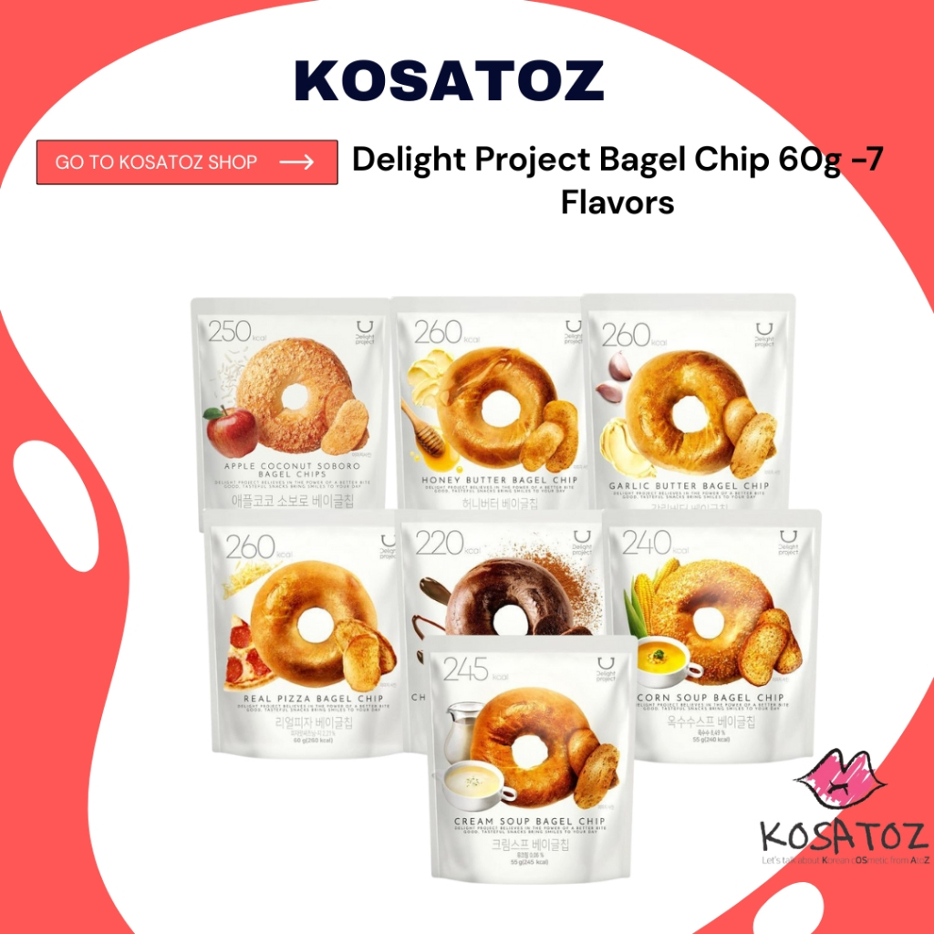 Delight Project Bagel Chip -7 รสชาติ