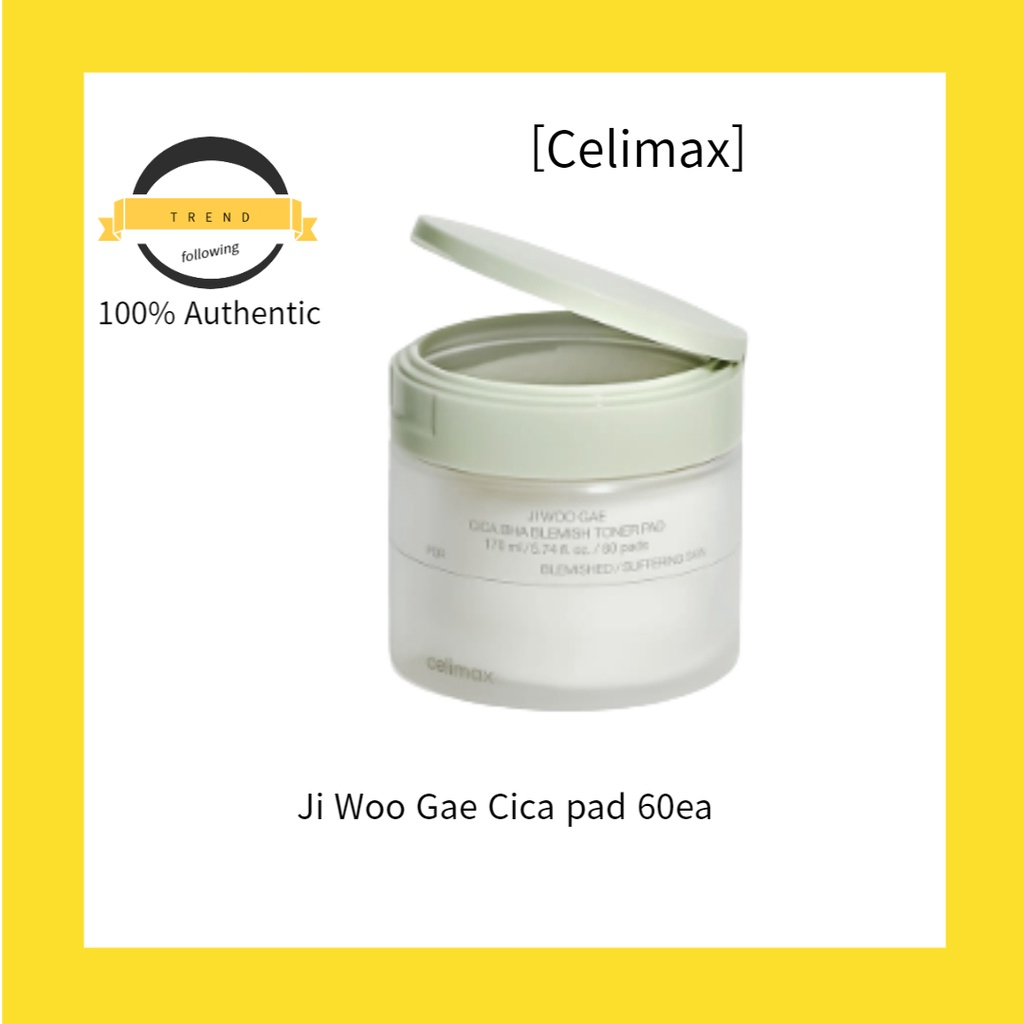 [Celimax] Ji Woo Gae Cica BHA Blemish Toner Pad 60ea