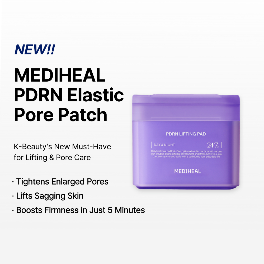 [MEDIHEAL] 2025 NEW Release PDRN Pore Firming Pad 100 ชิ้น | K-Beauty PDRN Toner Pad, Pore Care + Lifting, Firming, Hydrating, Brightening, การปรับปรุงริ้วรอย, ต่อต้านริ้วรอย