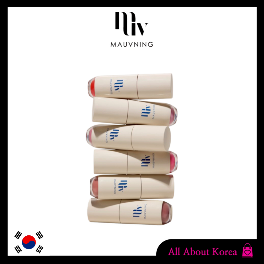 [MAUVNING]Dewy Mauv Glam Lip 6 สี เครื่องสําอางเกาหลี