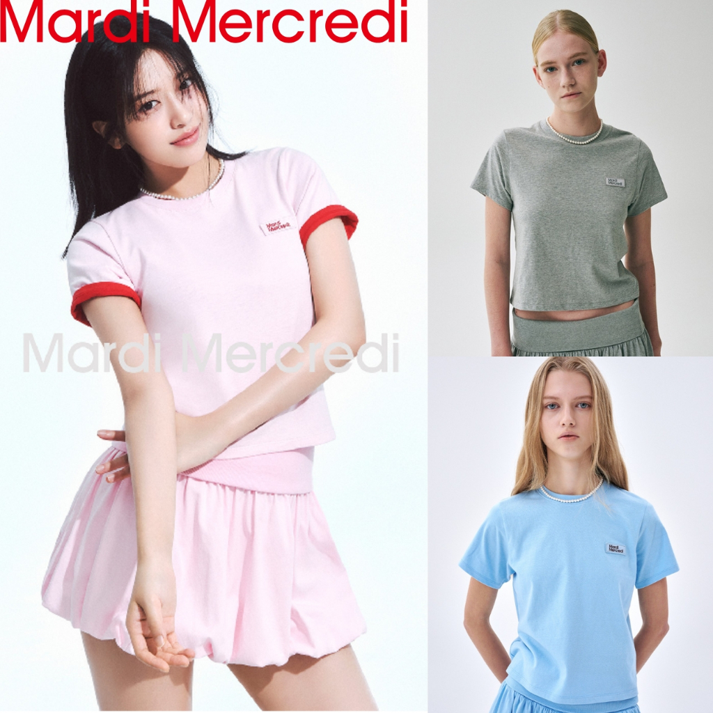 [MARDI Mercredi] SLIM TSHIRT ESSENTIAL_10color / สินค้า KR แท้ 100% / จัดส่งรวดเร็วจาก KR!