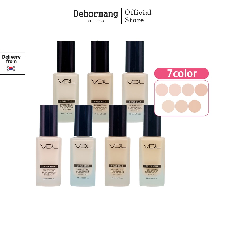 Vdl Cover Stain Perfecting Foundation 30ml-7 สี