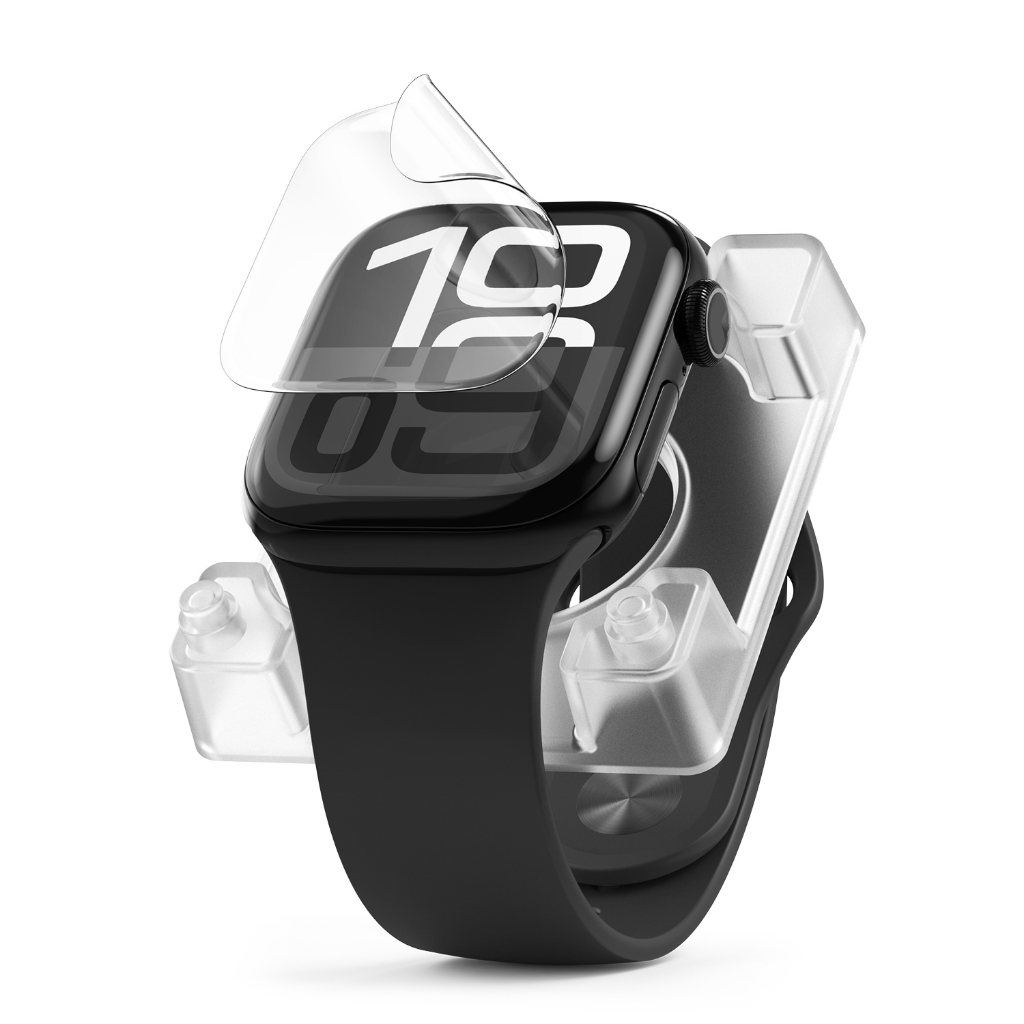 Ringke Dual Easy Pro Film สําหรับ Apple Watch 11 / 10 42mm ตัวป้องกันหน้าจอแบบบางใส