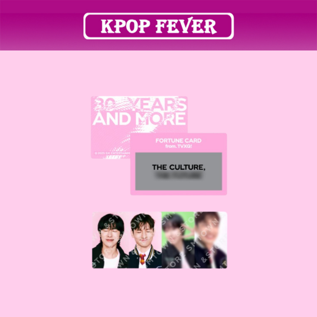 TVXQ! - [ SMTOWN LIVE 2025 ] OFFICIAL MD / FORTUNE SCRATCH CARD SET