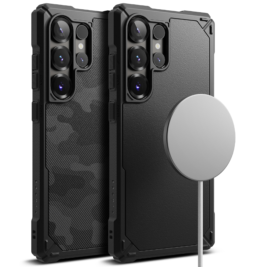 Ringke Rugged Gear Magnetic สำหรับ Galaxy S25 Ultra เคสป้องกันแบบยืดหยุ่นกันลื่น