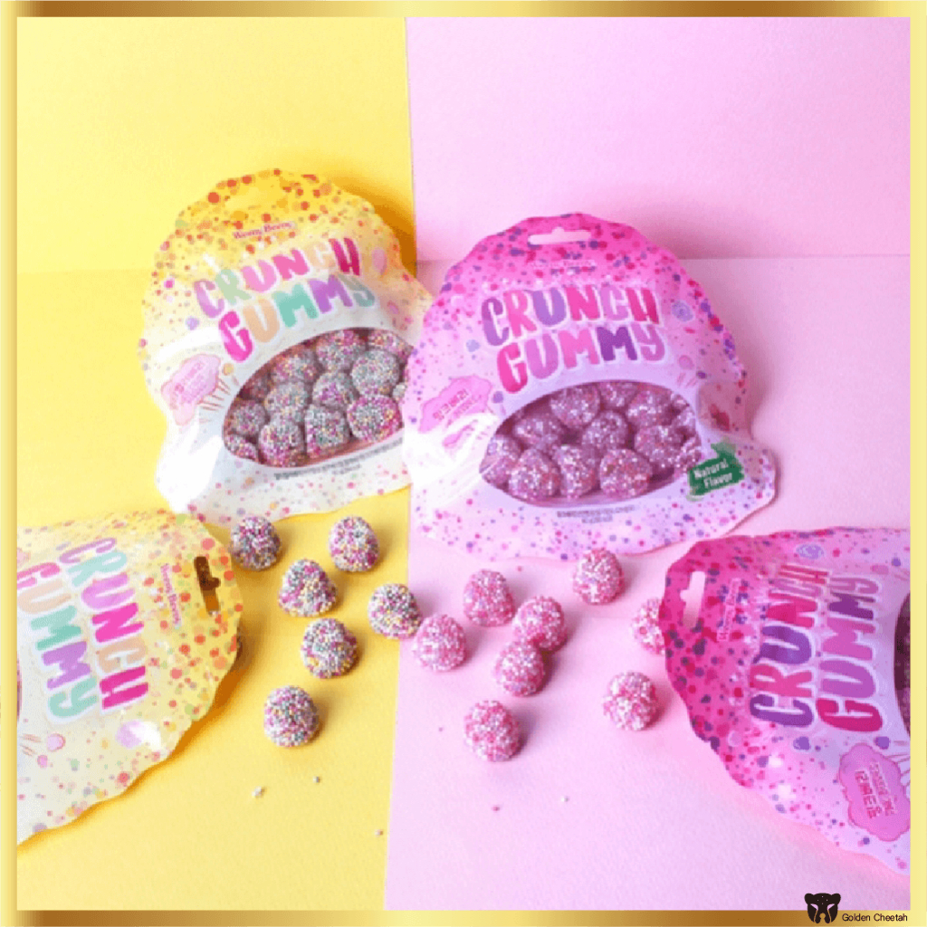 Weeny Beeny Crunch Gummy 80g 2 รสชาติ Multicolor Berry Pink Berry
