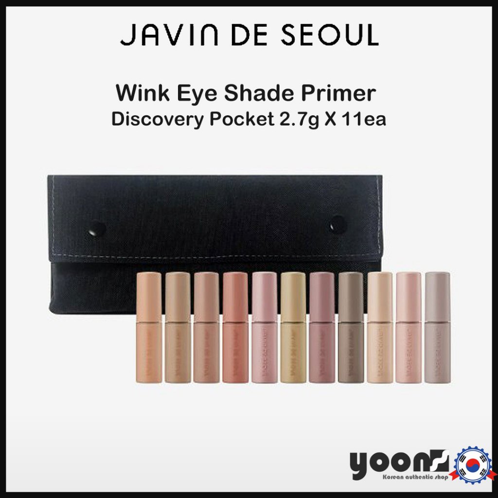 [JAVIN DE SEOUL] Wink Eye Shade Primer Discovery Pocket 2.7g X 11ea (+ Pouch)_จากเกาหลี