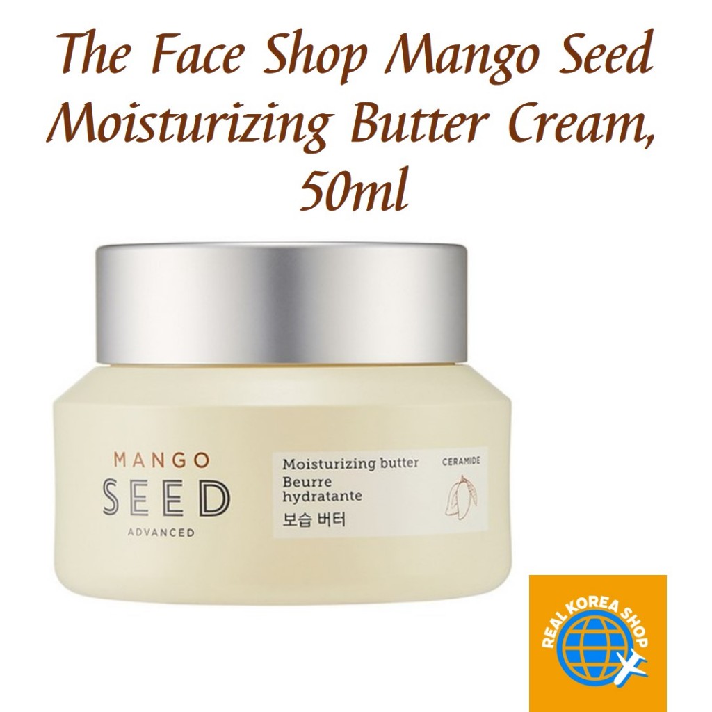 The Face Shop Mango Seed Moisturizing Butter Cream, 50ml