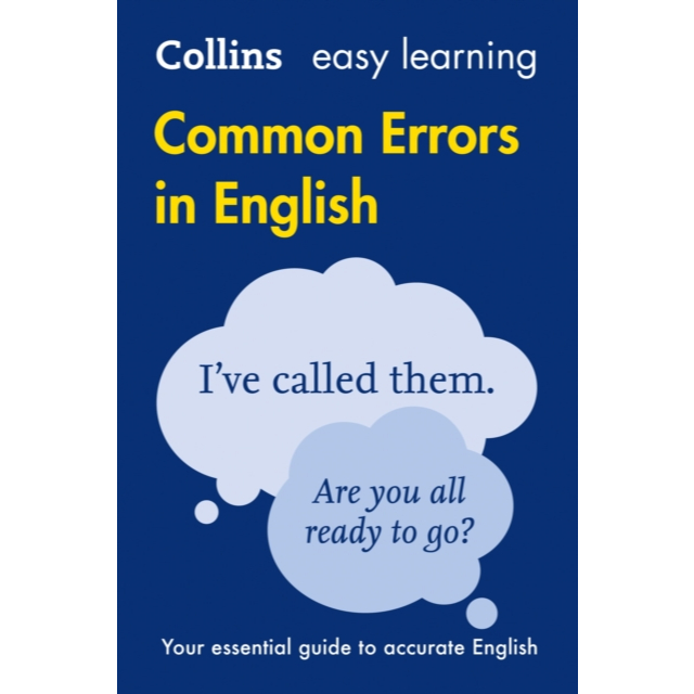 Collins Common Errors ในภาษาอังกฤษ