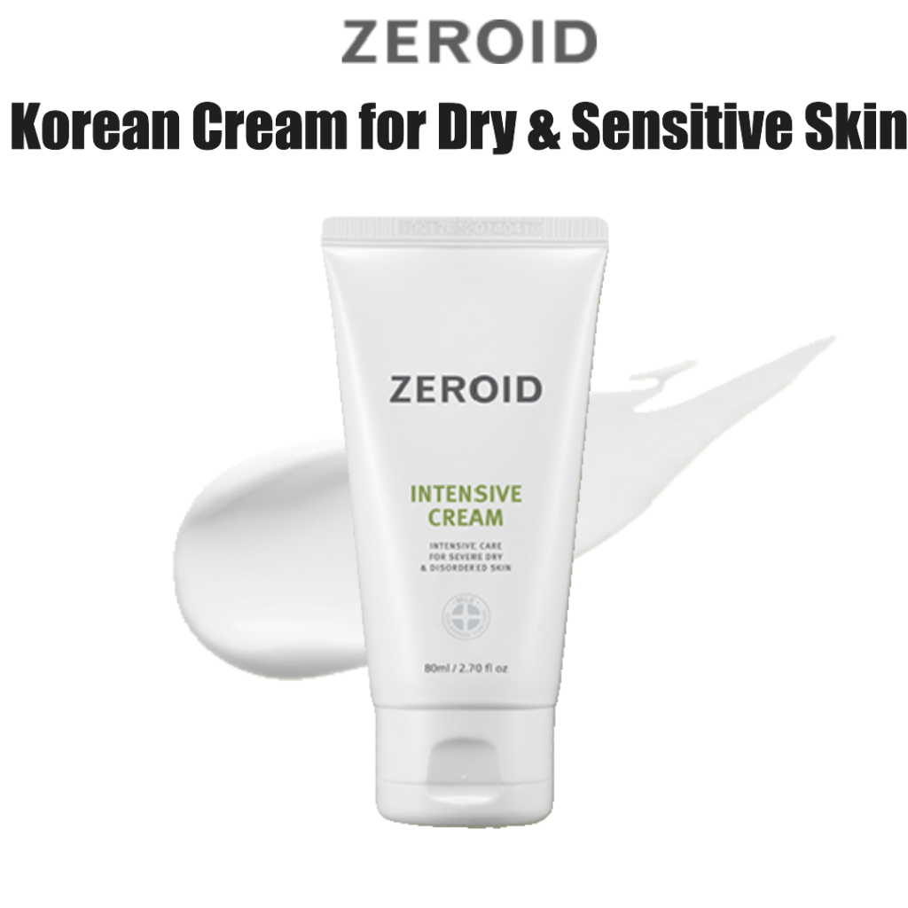 [ZEROID] อินเทนซีฟ ครีม 80ml | มอยเจอร์ไรเซอร์เกาหลีสําหรับผิวแห้งและผิวแพ้ง่าย | Deep Barrier Repai