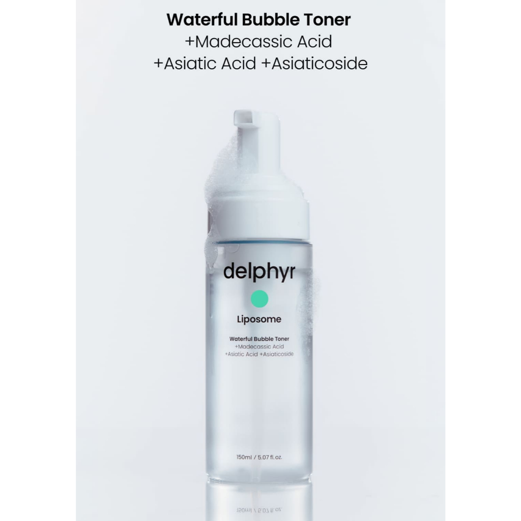 DELPHYR โทนเนอร์ฟองน้ำ Liposome Waterful 150ml - เติมความชุ่มชื้นและปลอบประโลม