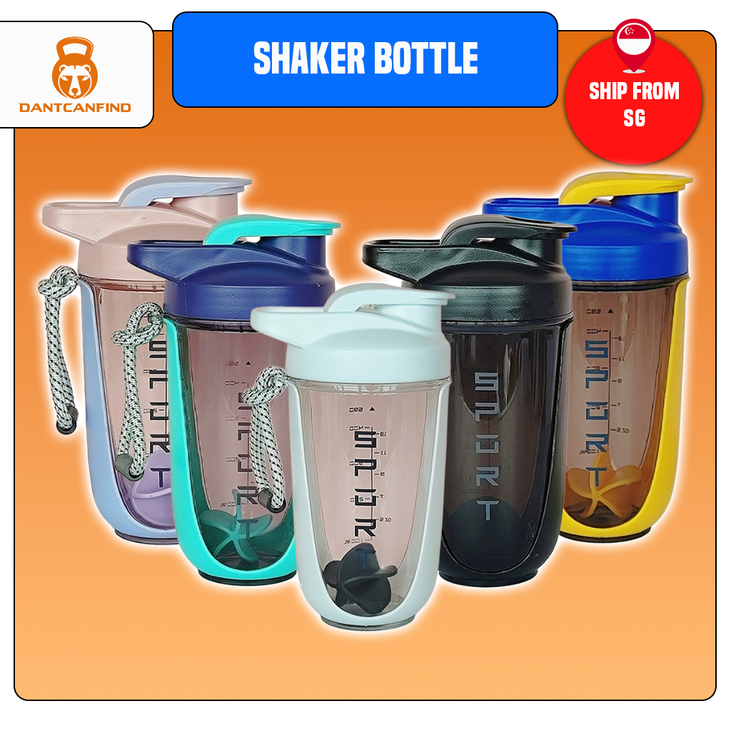 Shaker Cup Protein Shake Gym Blender ขวดน้ํา 590ml