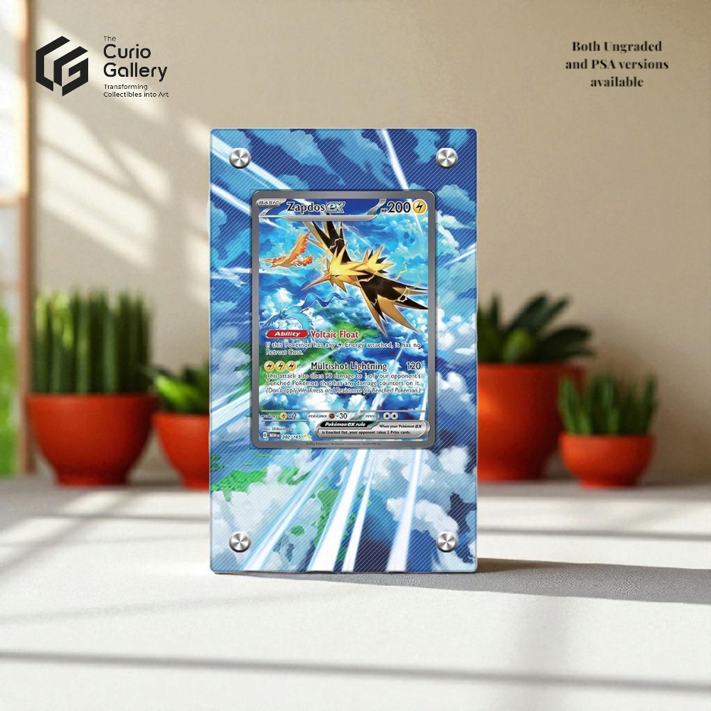 Pokemon TCG Extended Art Frame - 151 Zapdos ex 202