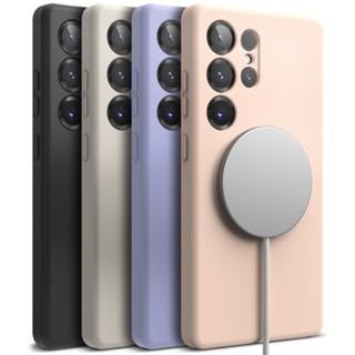 Ringke Silicone Magnetic สําหรับ Galaxy S25 Ultra เคสซิลิโคน…