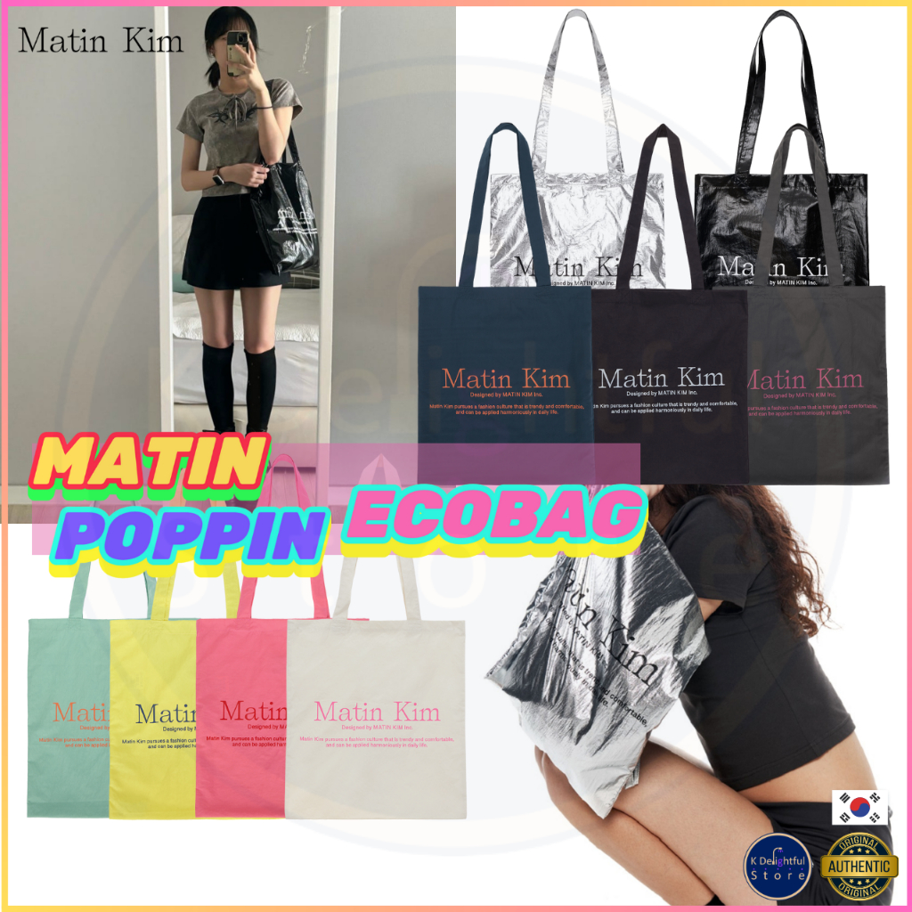 [MATIN KIM] MATATIN POPPIN ECOBAG
