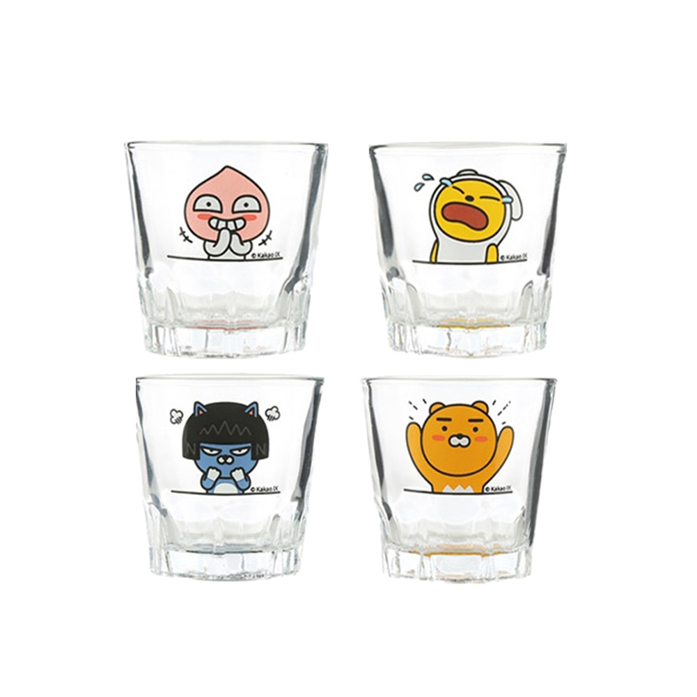 Kakao Friends With Molly Store ชุด Kakao Friends Soju Glass 4P