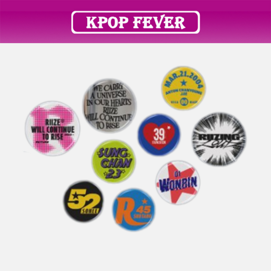 RIIZE [RIIZING LOUD] CONCERT TOUR in SEOUL MD / PIN BUTTON SET