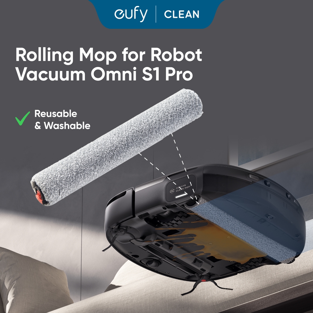 Eufy Rolling Mop สําหรับหุ่นยนต์ดูดฝุ่น Omni S1 Pro - T29C00A1