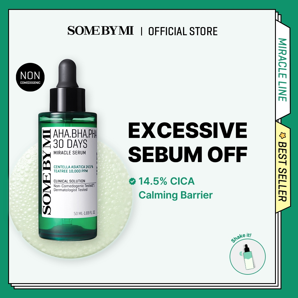 SOME BY MI AHA.BHA.PHA 30 Days Miracle Serum [50ml], บรรเทาสิว, เซรั่มรักษาสิว